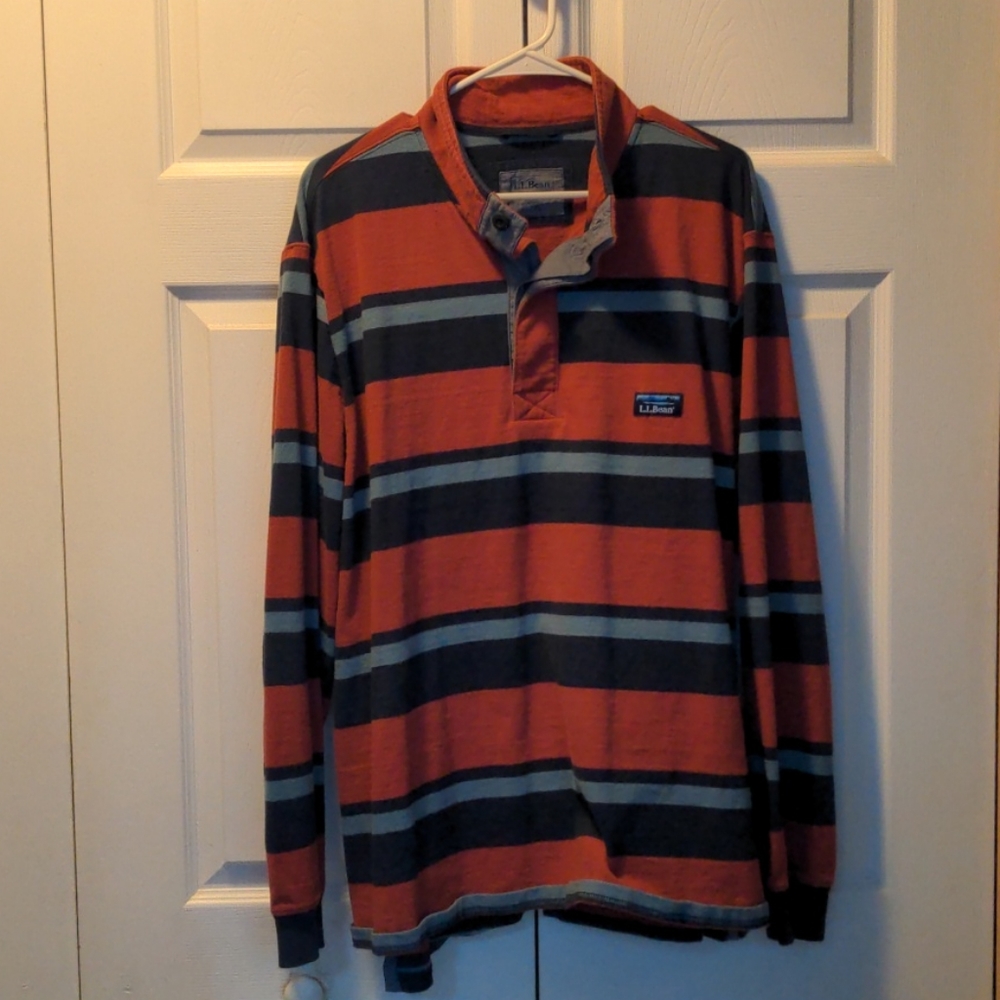 L.L. Bean rugby shirt Men's XL